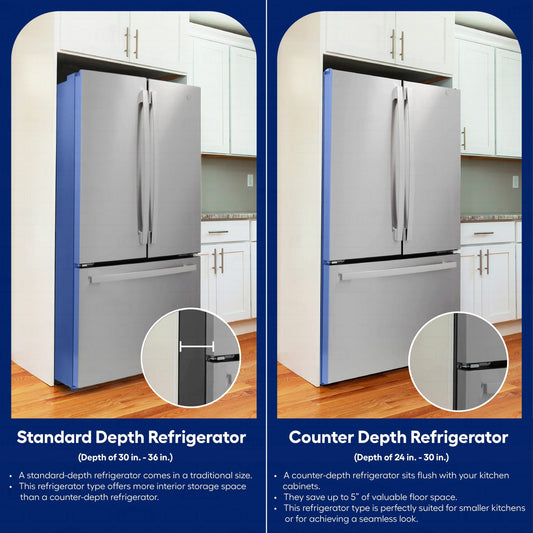 LG Counter-Depth MAX French Door Refrigerator 91.4cm 750.4L LRFLC2706S
