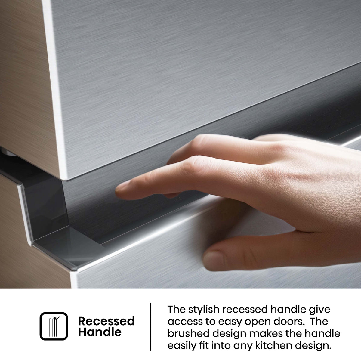Hisense HRF266N6CSE1 91.4cm French Door Refrigerator