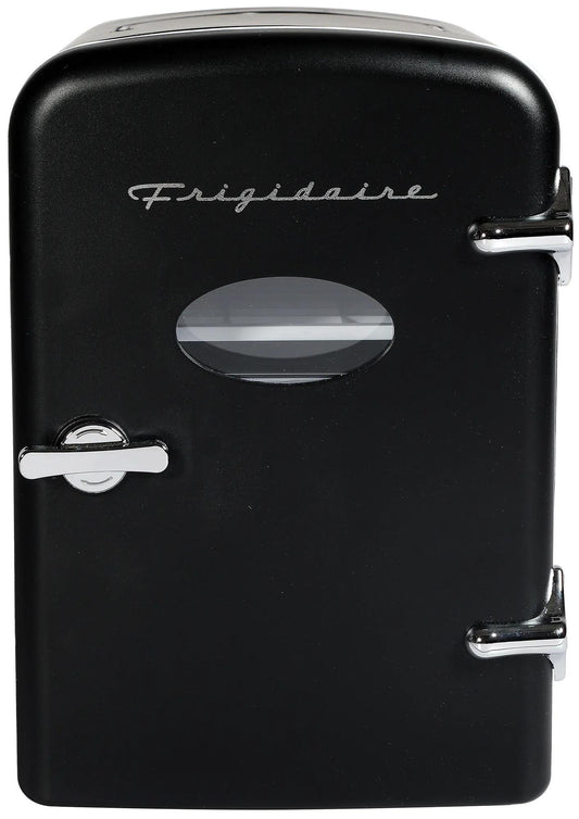 Frigidaire EFMIS129-BLACK 6-Can Retro Mini Fridge Black