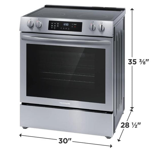 Frigidaire FCFE3083AS 30-Inch Electric Range Stainless Steel