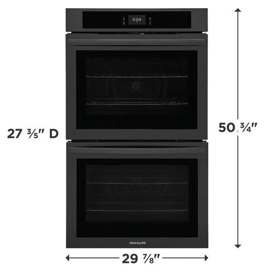 Frigidaire FCWD3027AB 30-Inch Double Electric Wall Oven Black