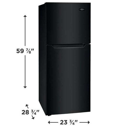Frigidaire FFET1222UB 12 Cu. Ft. Top Freezer Refrigerator
