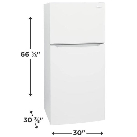 Frigidaire FFHT1835VW 18 Cu. Ft. Top Freezer Refrigerator