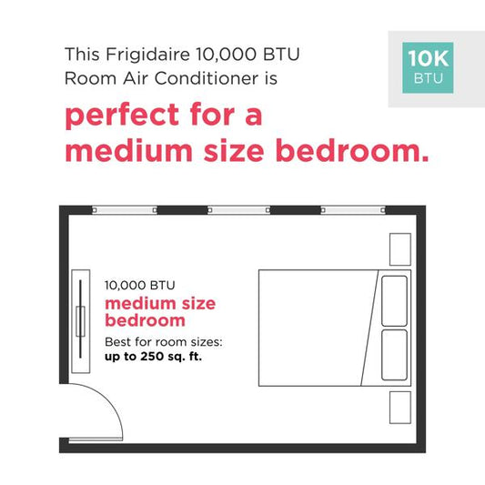 Frigidaire FHPC102AC1 3-in-1 Portable Room Air Conditioner