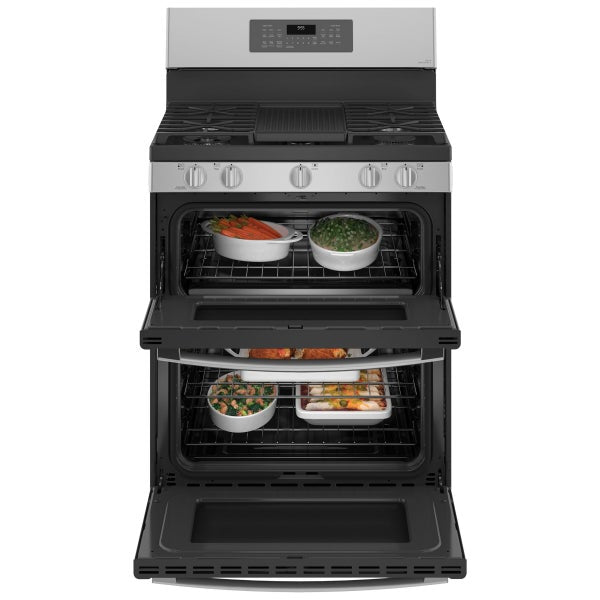 GE Profile 30-inch Gas Double Oven Range with Convection