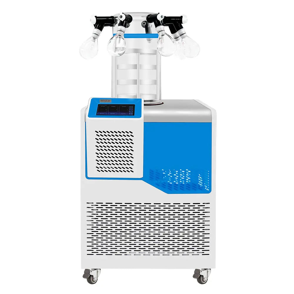 StonyLab Vertical Freeze Dryer with Vacuum Pump -80°C 4kg