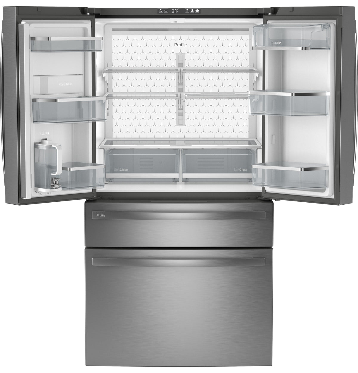 GE PGE29BYTFS 90.4cm French Door Refrigerator