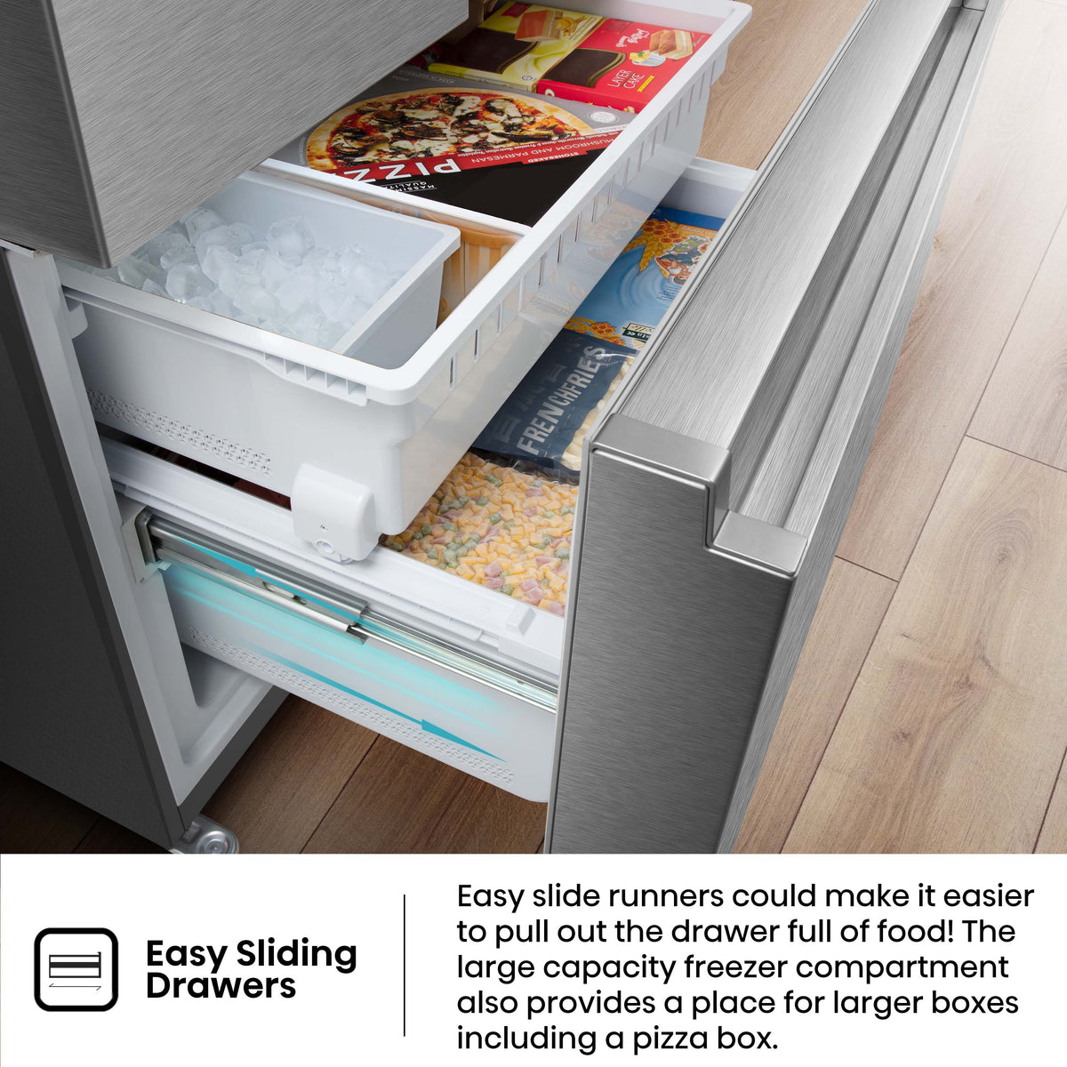 Hisense HRF266N6CSE1 91.4cm French Door Refrigerator