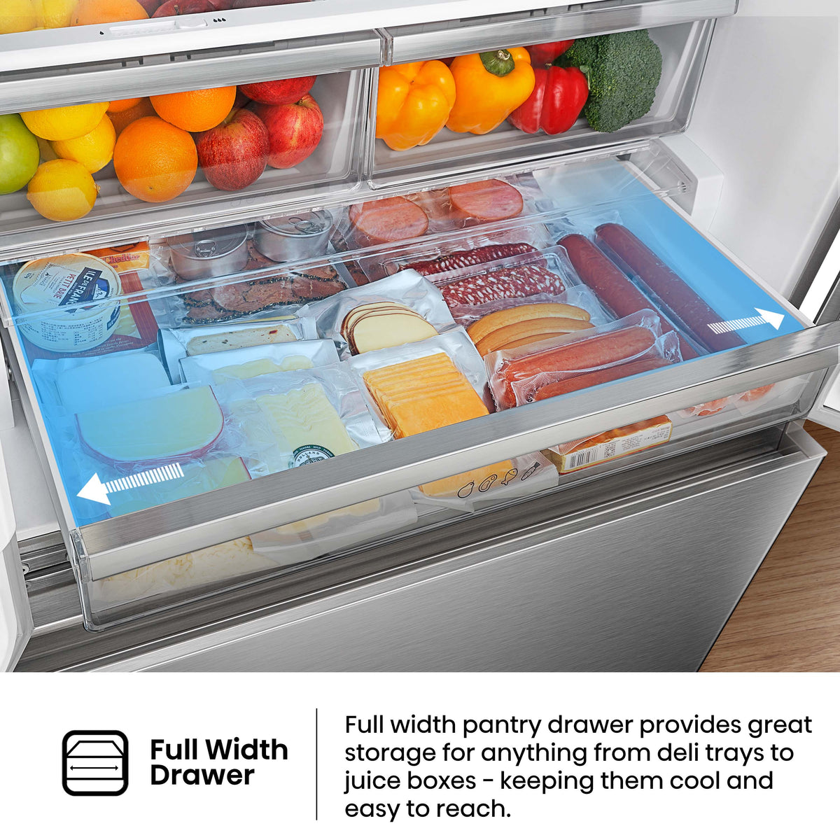 Hisense HRF266N6CSE1 91.4cm French Door Refrigerator