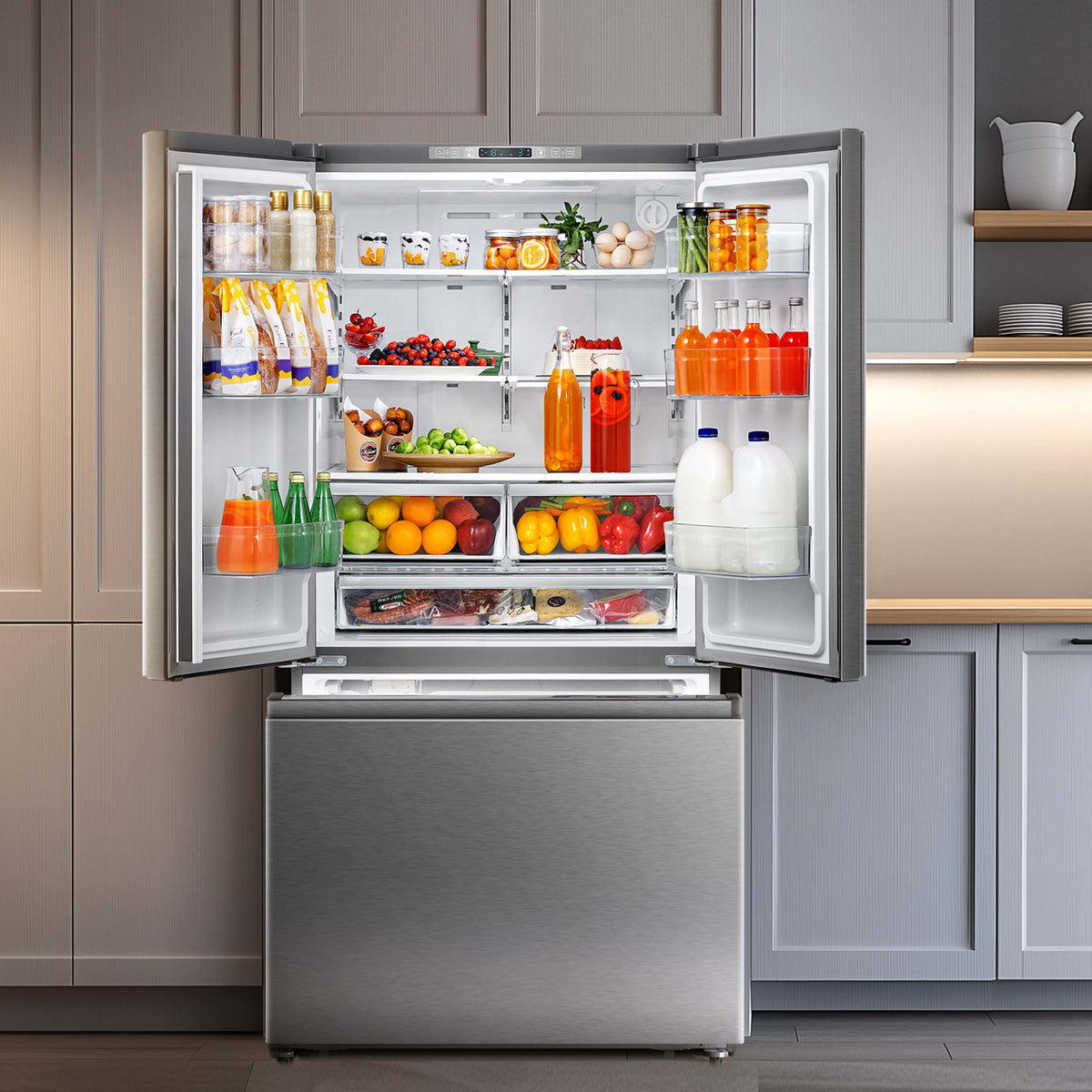 Hisense HRF266N6CSE1 91.4cm French Door Refrigerator