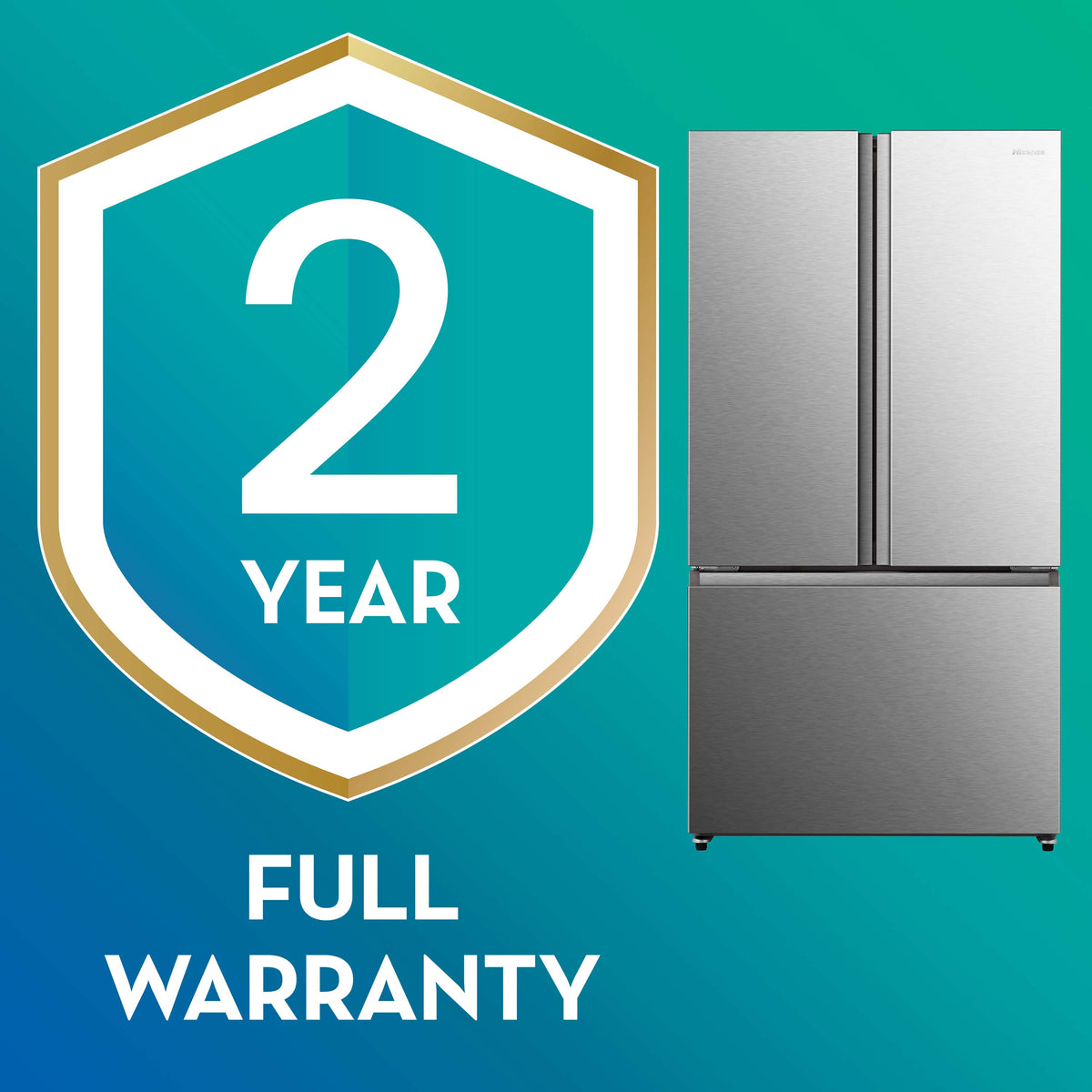 Hisense HRF266N6CSE1 91.4cm French Door Refrigerator