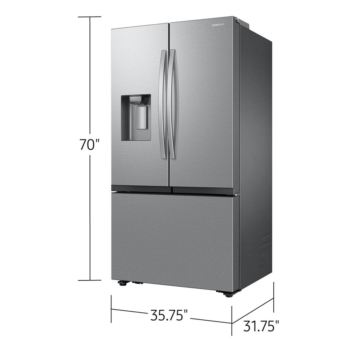Samsung RF70F27SER 90.8cm French Door Refrigerator