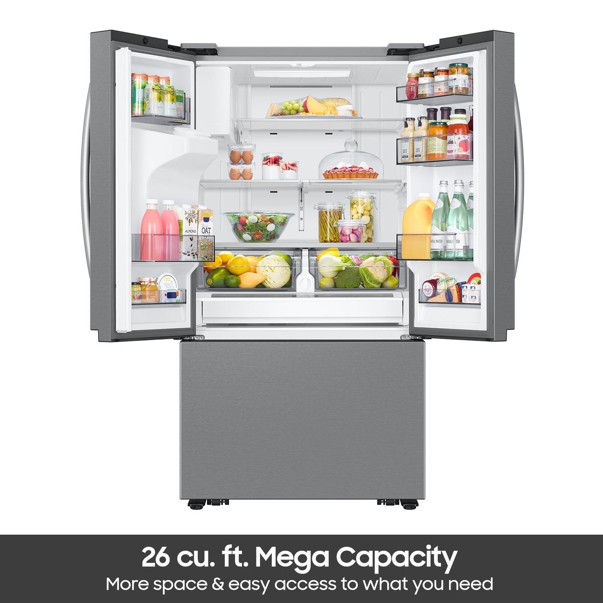 Samsung RF70F27SER 90.8cm French Door Refrigerator