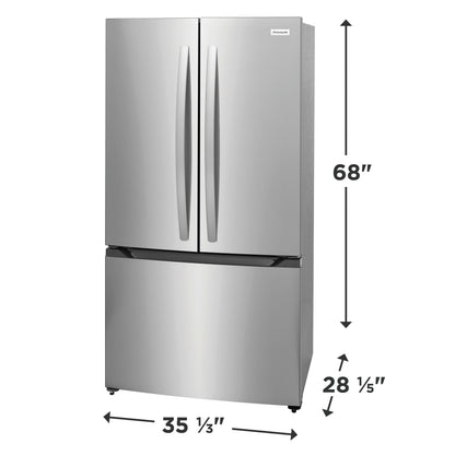 Frigidaire FRFG201LAV 89.7cm French Door Refrigerator