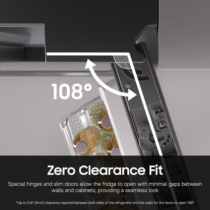 Samsung RF80H25CER 91.1cm French Door Refrigerator