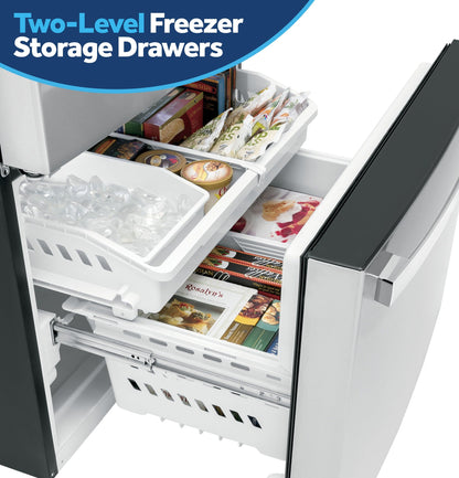 GE GNE27JYMFS 90.8cm French Door Refrigerator