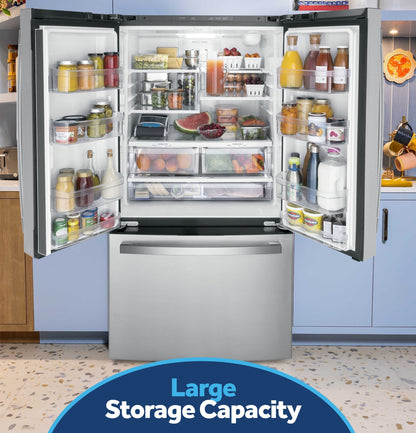 GE GNE27JYMFS 90.8cm French Door Refrigerator