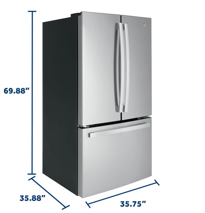 GE GNE27JYMFS 90.8cm French Door Refrigerator