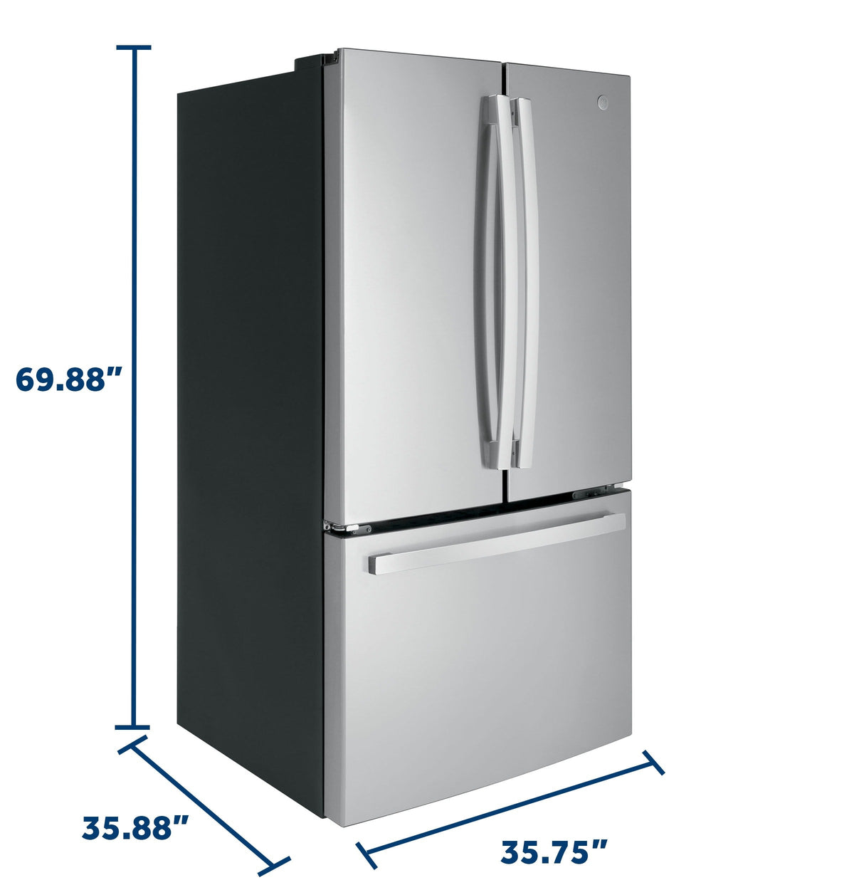GE GNE27JYMFS 90.8cm 764.6L French Door Refrigerator