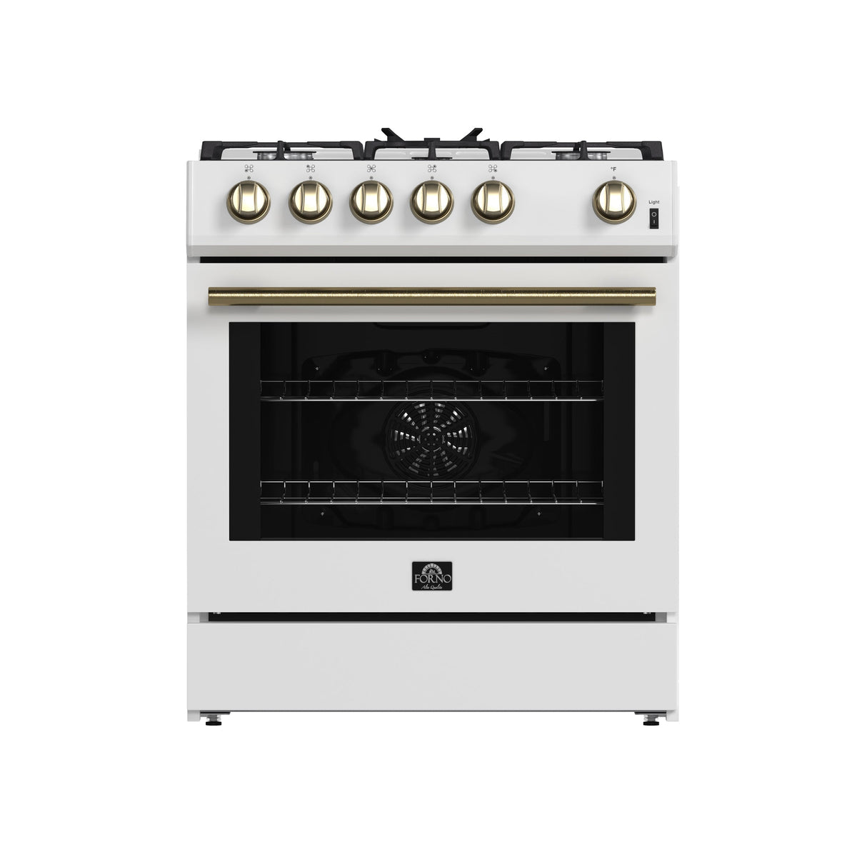 FORNO Leonardo Gas Range 76cm 141.6L FFSGS1116-30WHT