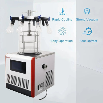 StonyLab Benchtop Freeze Dryer with Vacuum Pump -60°C 3kg