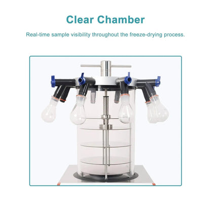 StonyLab Benchtop Freeze Dryer with Vacuum Pump -60°C 3kg