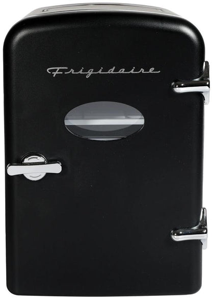 Frigidaire EFMIS129-BLACK 6-Can Retro Mini Fridge Black
