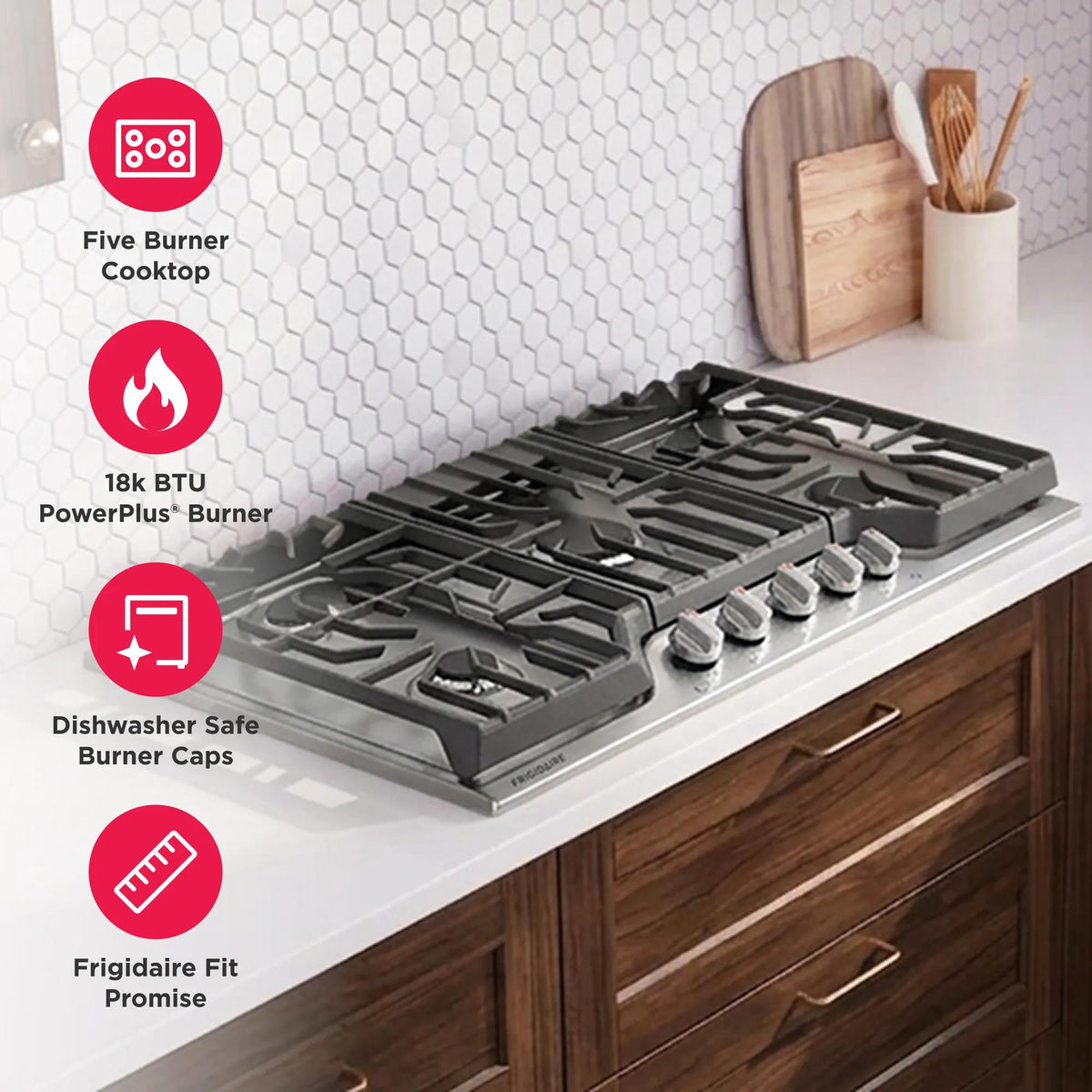 Frigidaire FCCG3627AS Gas Cooktop
