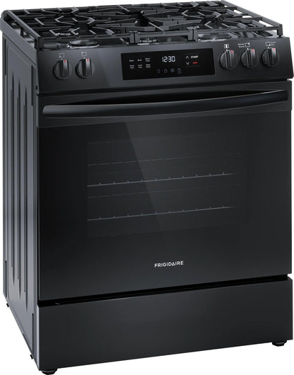 Frigidaire FCFG3062AB 30" Gas Range with Steam Clean
