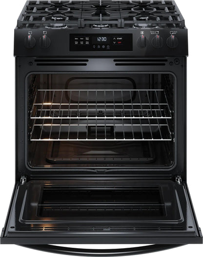 Frigidaire FCFG3062AB 30" Gas Range with Steam Clean