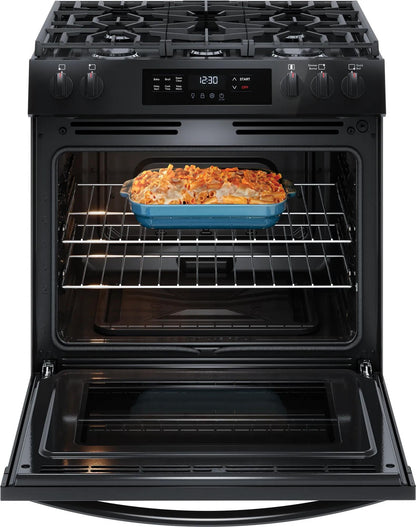 Frigidaire FCFG3062AB 30" Gas Range with Steam Clean