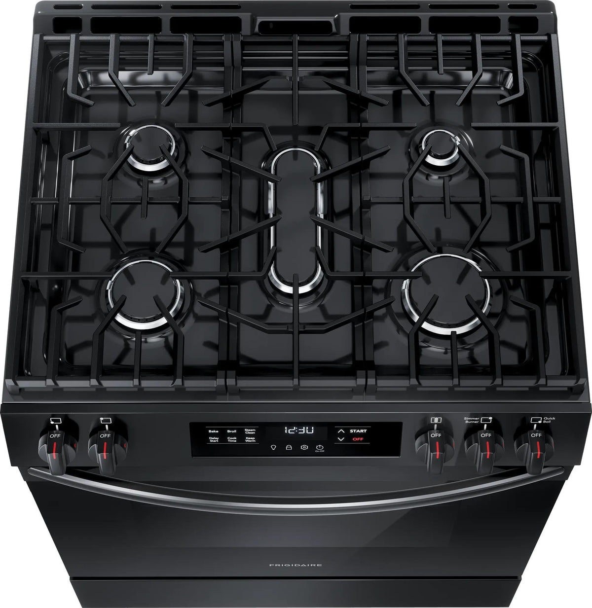 Frigidaire FCFG3062AB 30" Gas Range with Steam Clean