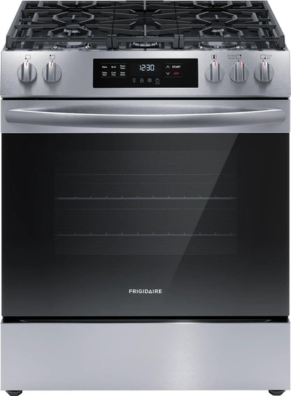 Frigidaire FCFG3062AB 30" Gas Range with Steam Clean