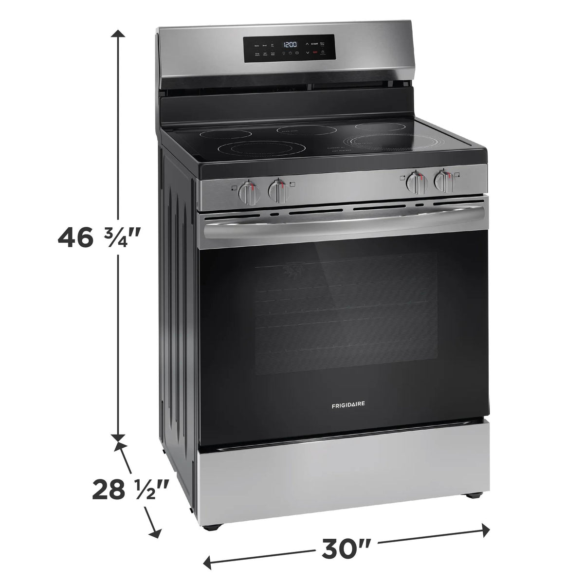 Frigidaire FCRE3083AS 30-Inch Electric Range with Air Fry