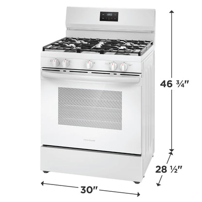 Frigidaire FCRG3052BW 30" Gas Range