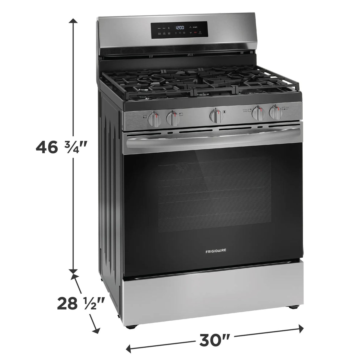 Frigidaire FCRG3083AS 30" Gas Range with Air Fry