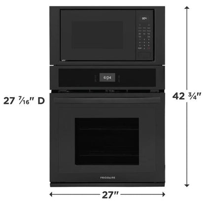 Frigidaire FCWM2727AB 27" Electric Wall Oven and Microwave Combination
