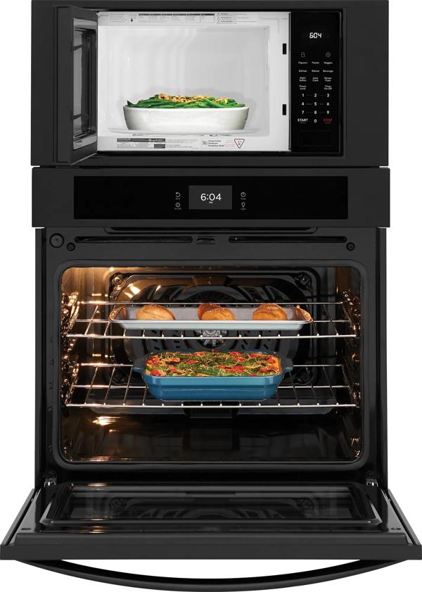 Frigidaire FCWM3027AB 30-Inch Electric Wall Oven and Microwave Combination