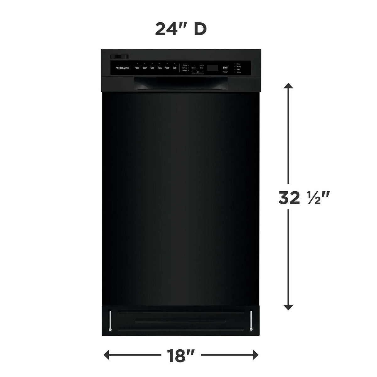 Frigidaire FFBD1831UB 18-Inch Built-In Dishwasher 8 Place Settings