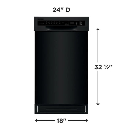 Frigidaire FFBD1831UB 18-Inch Built-In Dishwasher 8 Place Settings