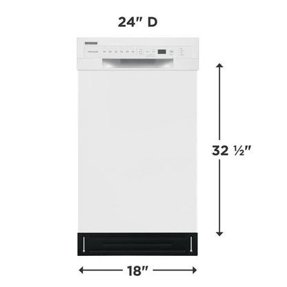 Frigidaire FFBD1831UW 18-Inch Stainless Steel Tub Dishwasher