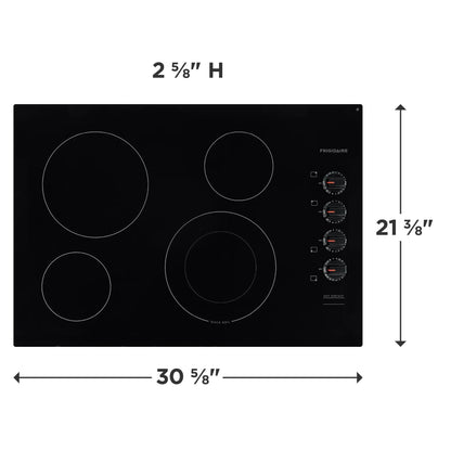 Frigidaire FFEC3025UB 30" Electric Cooktop