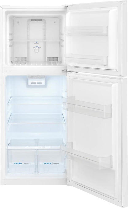 Frigidaire FFET1022UW 10 Cu. Ft. Top Freezer Refrigerator