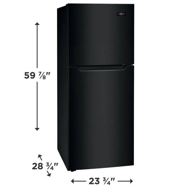Frigidaire FFET1222UB 12 Cu. Ft. Top Freezer Refrigerator