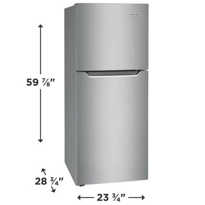 Frigidaire FFET1222UV 12 Cu. Ft. Top Freezer Refrigerator