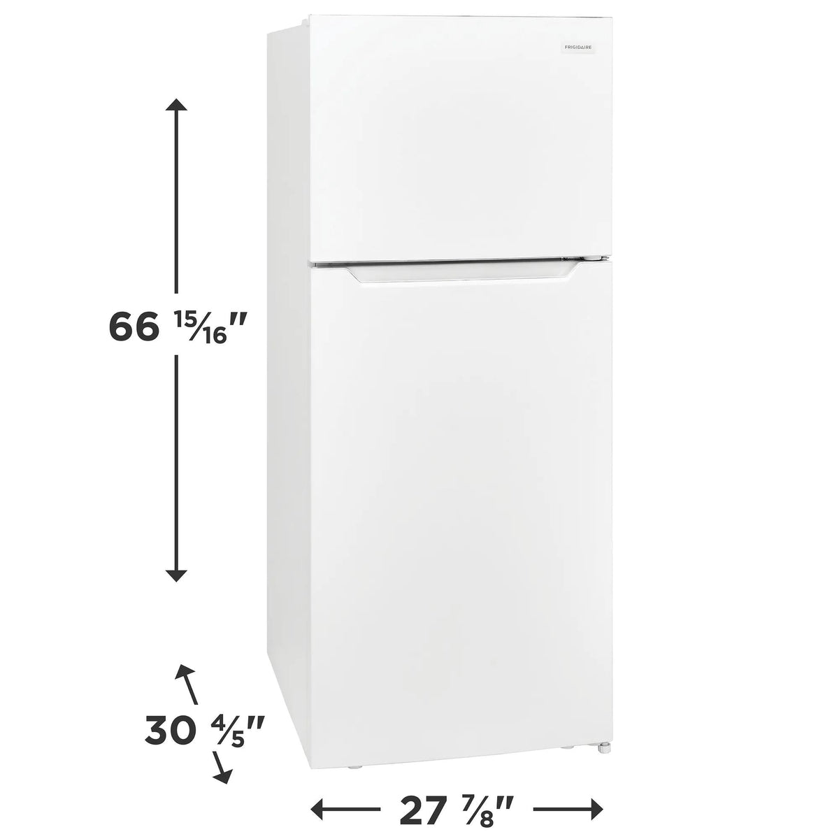 Frigidaire FFHT1822UW 18 Cu. Ft. Top Freezer Refrigerator