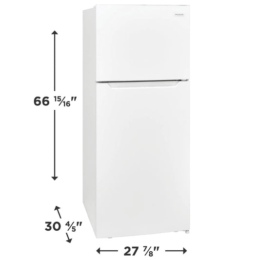 Frigidaire FFHT1822UW 18 Cu. Ft. Top Freezer Refrigerator