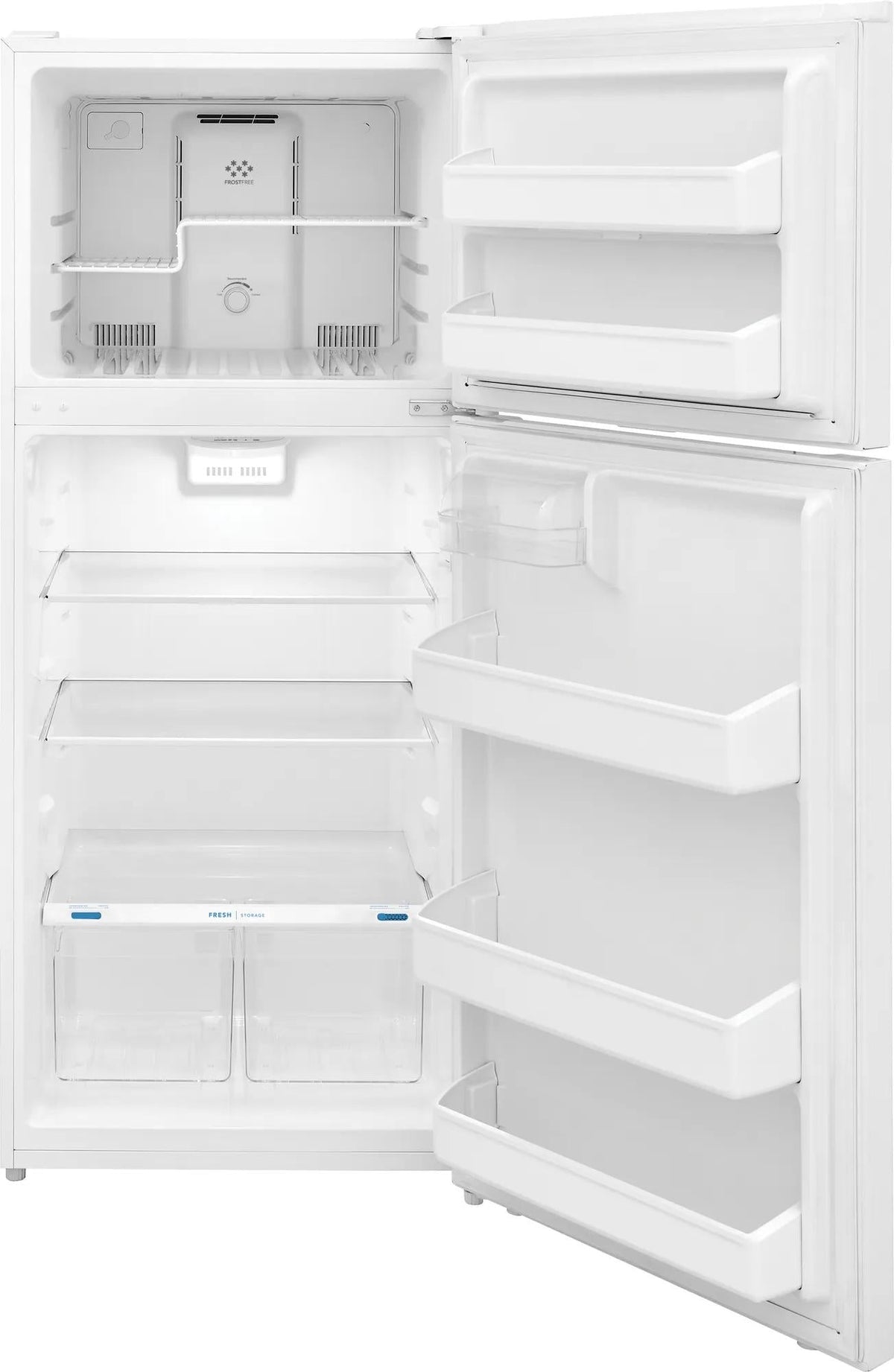 Frigidaire FFHT1822UW 18 Cu. Ft. Top Freezer Refrigerator