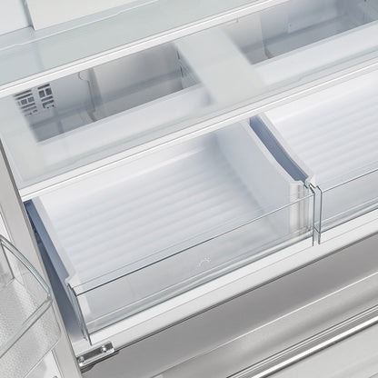 FORNO Moena French Door Refrigerator 91.2cm 543.7L FFRBI1820-36SB