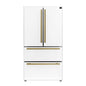 FORNO Espresso Moena French Door Refrigerator 91.4cm 543.7L White